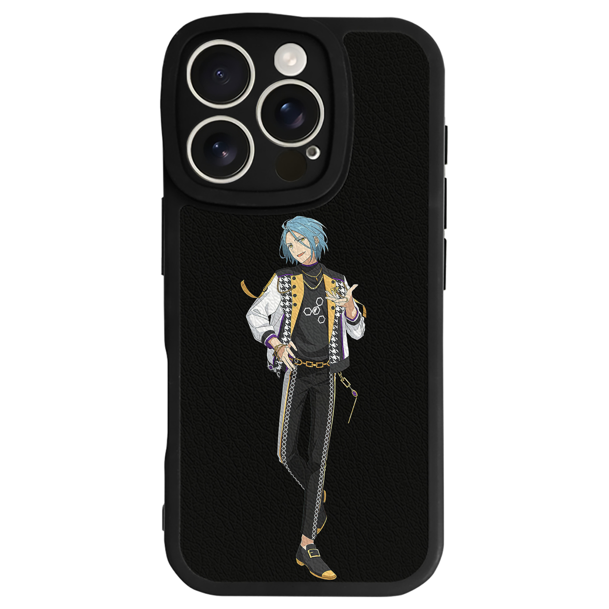 （画像用） あんさんぶるスターズ! Ensemble Stars 【iPhone 16シリーズ対応】シリコンスマホケース（レザー調） 材質：シリコン